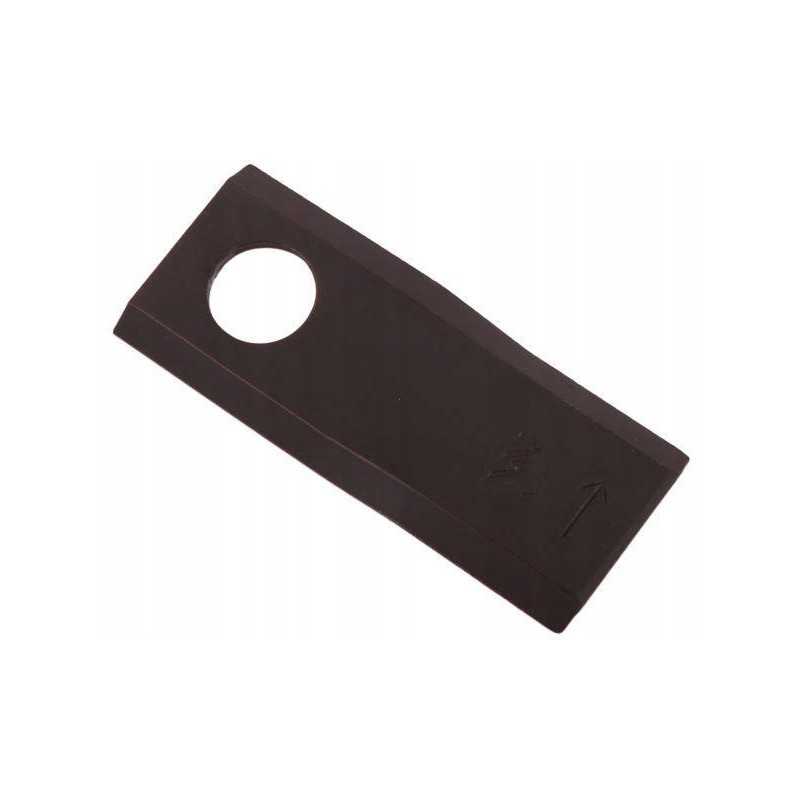 Kairysis vejapjovės peilis 107x46x4mm skylė 21 kuhn