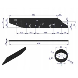 Ilgas slydimas kairėje Kuhn 278077 Warynski