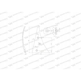 Dešinė krūtinė su dviem skylutėmis, skirta Kuhn clasicos naudojimui