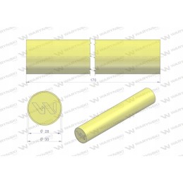 Poliuretano amortizatoriaus volelis 30x170 Warynski