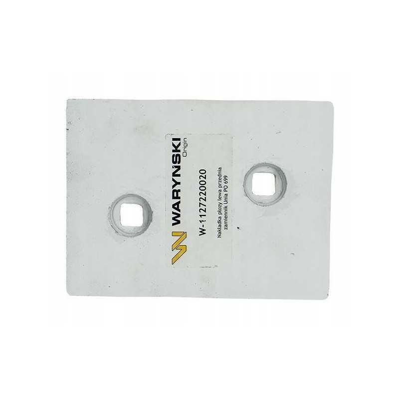 Priekinė slydimo plokštė po Varynos unijos 699 m