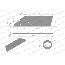 Trumpas dešinysis slydimas, Kuhn aplikacija, boro plienas