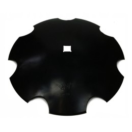 Dantyta plokštelė su 7 fi 510 30x30 3 5mm Warynski