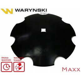 Dantyta plokštelė su 7 fi 510 30x30 3 5mm Warynski