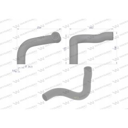 Radiatoriaus žarna K906875 Warynski