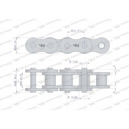 Ritininė grandinė 16ah 1 42ps ansi a 80h aplikacijos