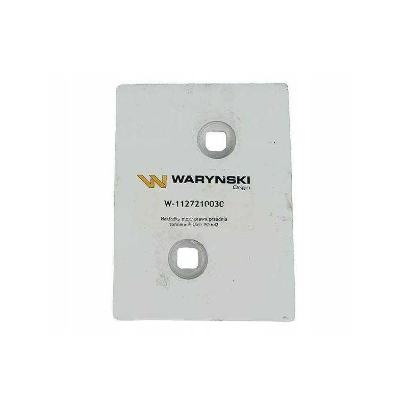 Dešinė priekinė slydimo plokštė, skirta naudoti po 642