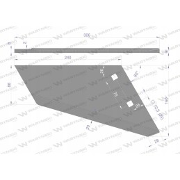 Ražienų kultivatoriaus plūgas, dešinė, pakaitinis Nr