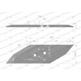 Kaltas, dešiniojo ašmenų gaubtas, Lemken Plu pakaitalas