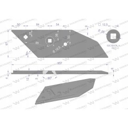 Kaltas, kairiojo ašmenų gaubtas, Lemken Plu pakaitalas