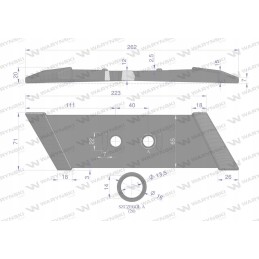 Kaltas, kairiojo ašmenų gaubtas, Kverneland keitimas