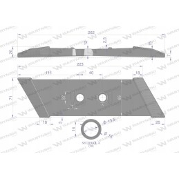 Kaltas, kairiojo ašmenų gaubtas, Kverneland keitimas