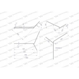 Dvigubas grandiklis 510 mm tinka