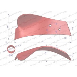 Pjovimo lentų freza dešinė, Kverneland sta aplikacija