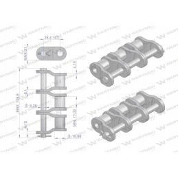 Grandinė pologniwo p16b 3 r3 1 warynski 5 vnt