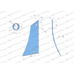Kairėje purvo kambario krūtinėje yra dvi skylės ir perdanga