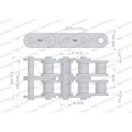 Warynski ritininė grandinė 5m 20b 2 r2 1 1 4