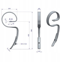 Ares Mars Kombi spyruoklinio bloko dantukas