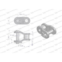 Grandinė pologniwo 16bx 1 Warynski