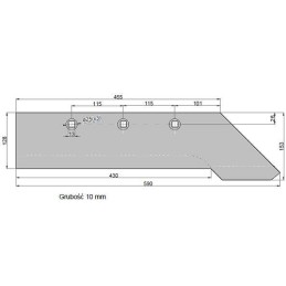 Plūgas su nosimi pr48 Unia Plug Borowa Warynski