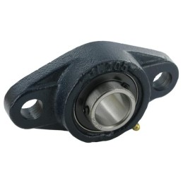 Sukomplektuotas guolis su 2 skylių korpusu