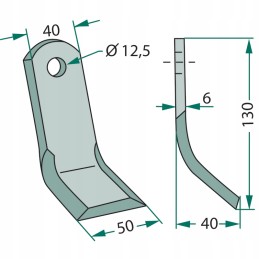 Mulčiavimo peilis y 18063 fei 54