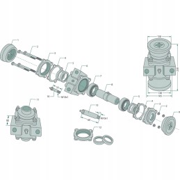 Guolių korpusas 18031 0037t granitas