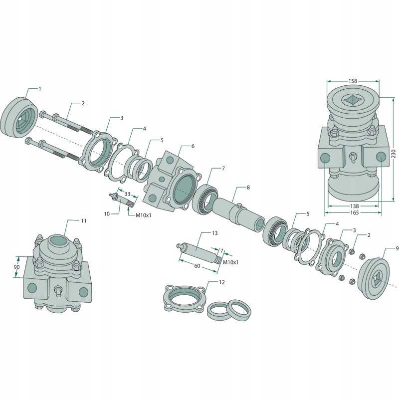 Guolių korpusas 18031 0037t granitas