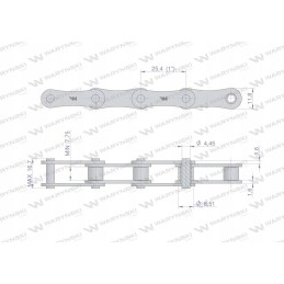 Ritininė grandinėlė 208b Warynski 5m