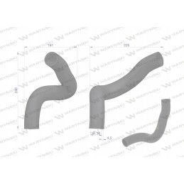 Radiatoriaus žarna K203350 Warynski
