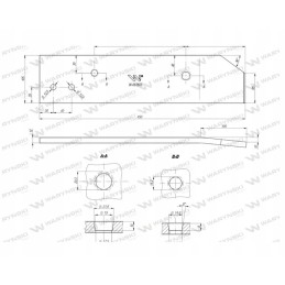 Trumpas dešinysis slydimas 063605 Kverneland boro plienas