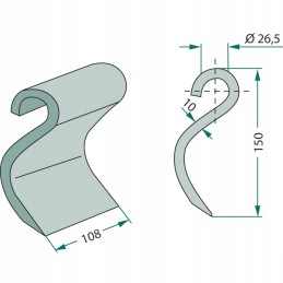 Smulkintuvas 18063 indium 96