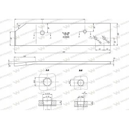 Trumpas kairysis slydimas 063606 Kverneland boro plienas