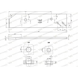 Trumpas kairysis slydimas 063606 Kverneland boro plienas