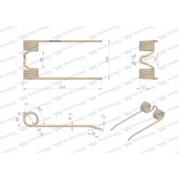 Rinktuvo pirštas naudojamas John Deere E17615E