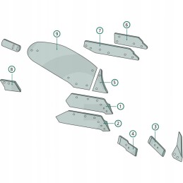 Kairioji liejimo lentos krūtinė Kuhn N4