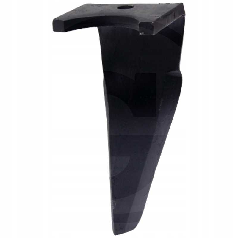 Variklinių akėčių dantis, dešinė, 335x120x15mm, anga 1