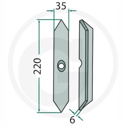 Granito kultivatoriaus noragas 1801 10 130g