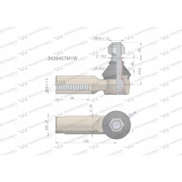 Vairo jungtis 18x1 5 3428457m1 Warynski