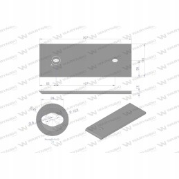 Slydimo plokštė trumpa plokštė pl kuhn warynski boro plieno