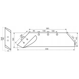 Dešinioji dalis su vogel noot pk701301 kaltu