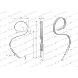 Spyruoklinis dantis 32x10 Warynski