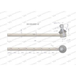 Vairo šarnyras 881884m91 Warynski