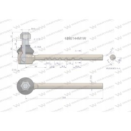 Vairo šarnyras 1692144m1 Warynski