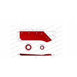 Dešinysis peilis 14 Kverneland 063014 Warynski