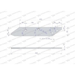 Dešiniojo bėgimo juosta po 1879 m. Unia MX Warynski