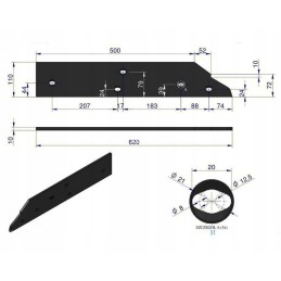 Ploza kairė dešinė Kuhn 279131 Warynski