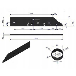 Ploza kairė dešinė Kuhn 279131 Warynski