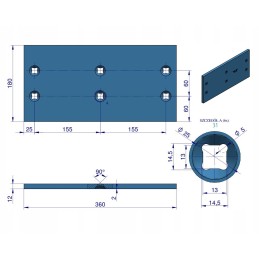 Ilgas slydimas 3411508 a36h Lemken Warynski