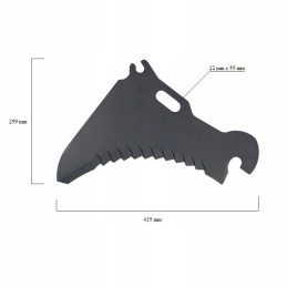 Mengele morga krautuvo vagono peilis